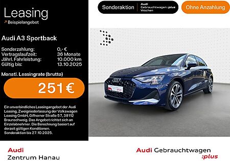 Audi A3 Sportback 35 TFSI advanced*KAMERA*AHK*NAVI-PL