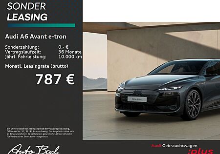 Audi A6 e-tron A6 Avant e-tron S line performance LED Panorama