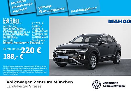 VW T-Roc Volkswagen 1.5 TSI STYLE AHK ACC LED+ Navi ParkAssist