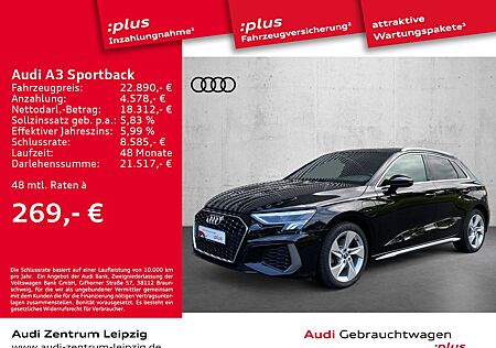 Audi A3 Sportback 40 TFSIe S line *LED*AHK*B&O*Navi+*