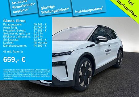 Skoda Elroq 1st Ed. Wärmepumpe CCS Matrix-LED AugRealH