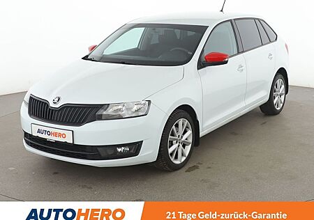 Skoda Rapid Spaceback 1.2 TSI Red & Grey *PDC*SHZ*