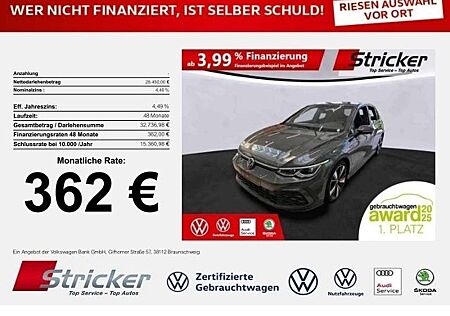 VW Golf Volkswagen GTD 2.0TDI DSG 362,-ohne Anzahlung App-Conn