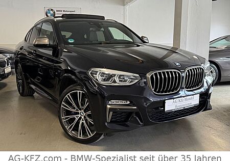 BMW X4 M40i DEUTSCH/Leder/HUD/PANO/H-Kard/CAM/21"Alu