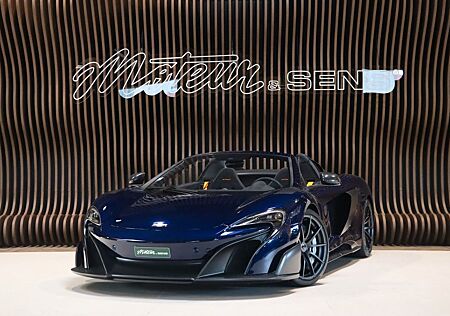 McLaren 675LT Spider MSO Candy Blue Carbon Exposed 1of1