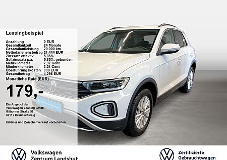 VW T-Roc Volkswagen Life 1.0 TSI 2xKlima KlimaA LED LM Navi