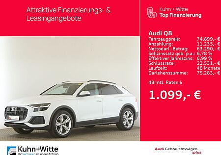 Audi Q8 50 TDI quattro *Pano*AHK*RFK*LUFT*MMI-Plus*