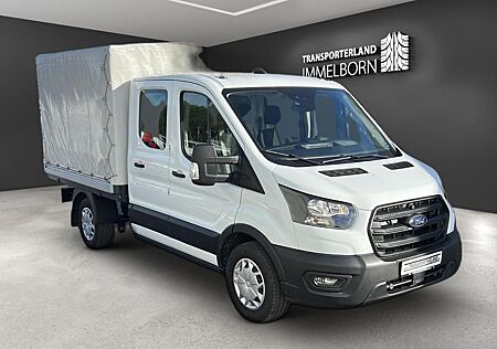 Ford Transit Pritsche 350 L2 Doka 4x4 7-Sitze+Klima+