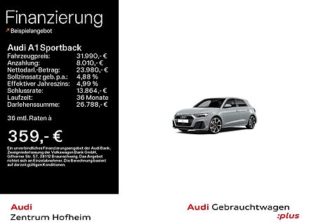 Audi A1 Sportback 40 TFSI 2x S line S tro*Sonos*LED*V