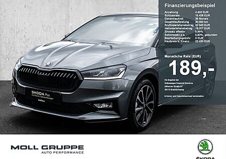 Skoda Fabia 1.0 TSI DSG Monte Carlo PANO LED FLA PDC