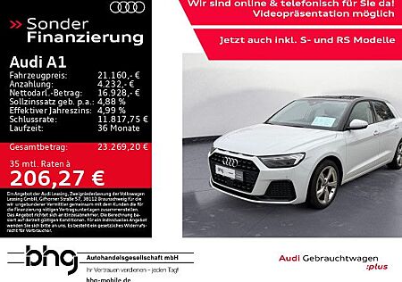 Audi A1 30 TFSI Sportback S tronic advanced