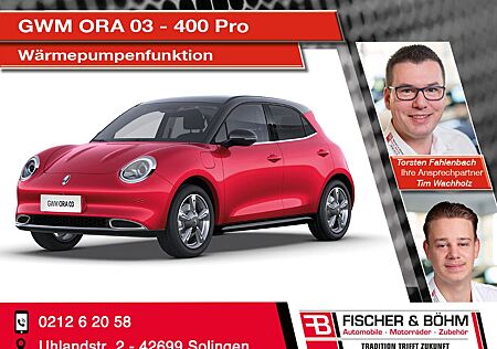 GWM Ora 03 400 Pro mit Wärmepumpen-Funktion