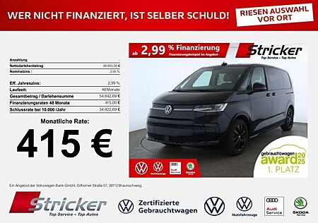 VW T7 Multivan Volkswagen Life 2.0TDI DSG 415,-ohne Anzahlung