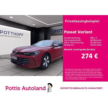 VW Passat Variant leasen