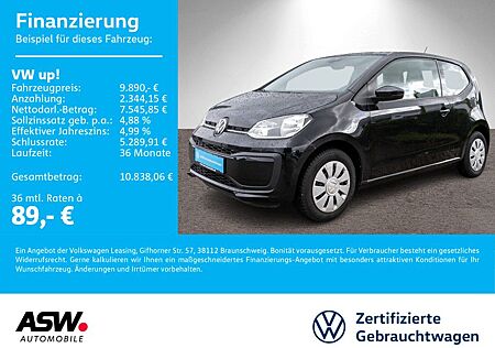 VW Up Volkswagen ! move ! 1.0 MPI Klima RFK GRA PDC SHZ