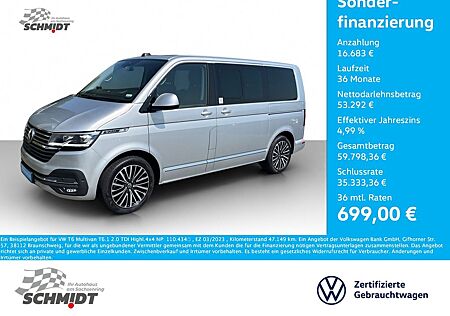 VW T6 Multivan Volkswagen T6.1 2.0 TDI Highl.4x4 NP: 110.434