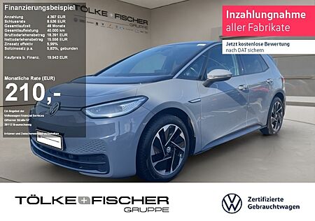 VW ID.3 Volkswagen Pure Performance W Style IQLight AUT Kam.