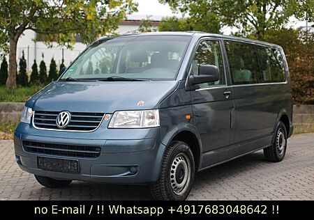 VW T5 Transporter Volkswagen Lang 9 Sitze AHK TÜV 01/27
