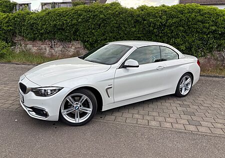 BMW 420i Cabrio Luxury Line Leder braun Servicepaket
