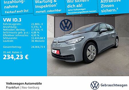 VW ID.3 Volkswagen Pro Performance FrontAssist LED DAB+