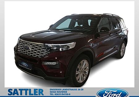 Ford Explorer PlatinumPHEV3.0 7Sitz Panodach AHK LED