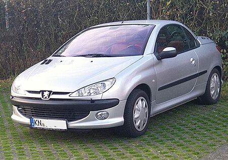 Peugeot 206 Winter-Occasion: 206cc Platinum, 2. Hand Leder..