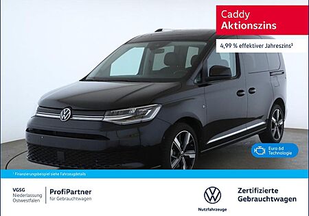 VW Caddy Volkswagen Style DSG AHK Rear View ACC Bluetooth Navi