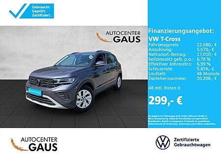 VW T-Cross Volkswagen Life 1.0 TSI LED*ACC*Klima
