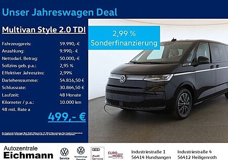VW T7 Multivan Volkswagen Multivan Style 2.0 TDI+DSG+MATRIX-LED+AHK+NAVI+A