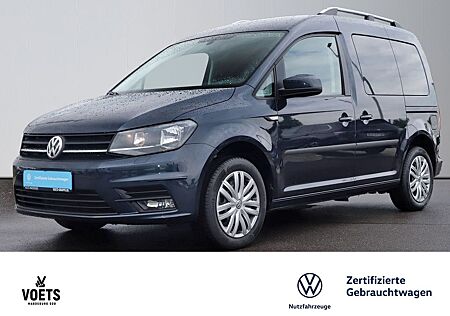 VW Caddy Volkswagen 4 LIFE TSI KR+GRA+7-SITZE+2xSCHIEBETÜR+ZV+