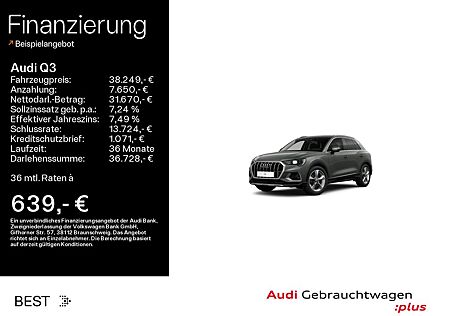 Audi Q3 35 TFSI advanced*NAVI-PLUS*AHK*LEDER*VIRTUAL*
