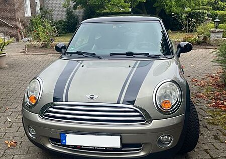 Mini Cooper Panoramadach, grau-grün metallic