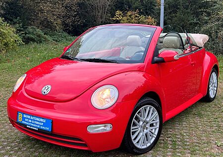 VW New Beetle Volkswagen Cabriolet 2.0 Highline Aut.*Rot/Beige