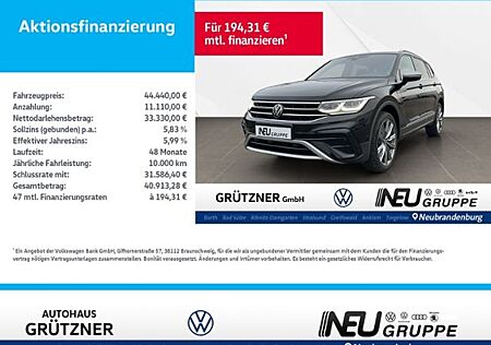 VW Tiguan Allspace Volkswagen 2.0 TSI 4x4 DSG Elegance HUD AHK