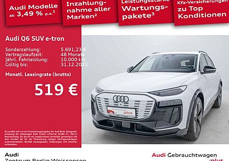 Audi Q6 e-tron Q6 SUV e-tron*S-LINE*PANO*B&O*LEDER*360°*MATRIX*