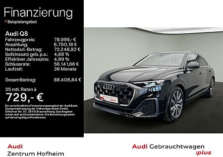 Audi Q8 50 TDI qu S line tip*Air*HUD*Pano*Matrix*Virt