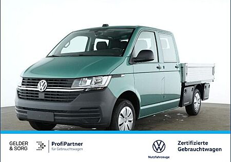 VW T6 Transporter Volkswagen T6.1 Pritsche Doka DSG 4x4 Navi*3-Staukästen*AHK