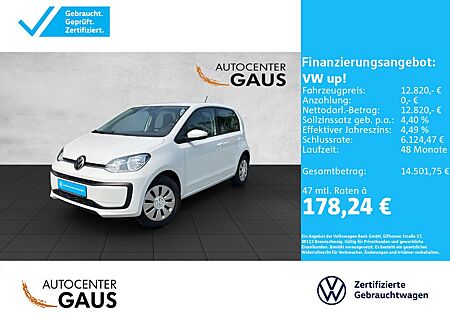VW Up Volkswagen ! 1.0 l 48 kW (65 PS) 5-Gang