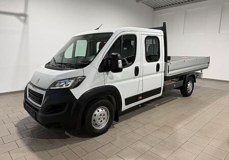 Peugeot Boxer 35 Pritsche-Doka (7-Si.),Maxi,Klima,Radio