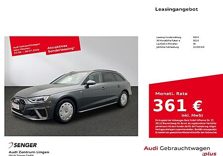 Audi A4 Avant S line 35 TDI S tronic MMI LED AHK