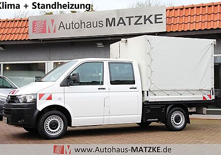 VW T5 Transporter Volkswagen T5 Doka AHK Navi Klima Standheizung Sitzheizung