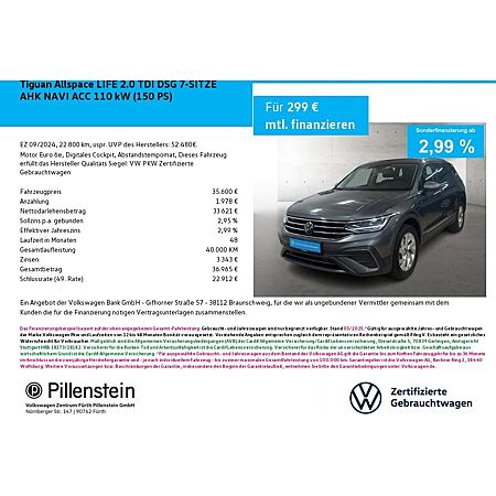 VW Tiguan Allspace leasen