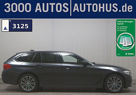 BMW 520dA Touring xDr Sport-Line T-Leder Nav LED RFK