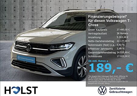 VW T-Cross Volkswagen 1.0TSI DSG Style IQ.DRIVE GJR RüFaKa ACC