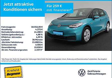 VW ID.3 Volkswagen Pro LED SCHEINWERFER NAVI PDC KLIMA