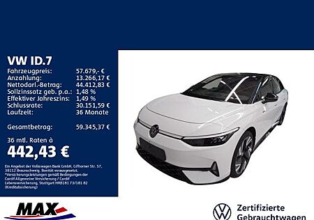 VW ID.7 Volkswagen GTX 4MOTION AHK+IQ.LIGHT+HUD+ACC+NAVI+PANO+