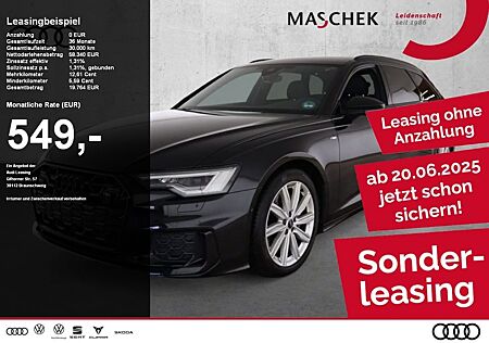 Audi A6 Avant S line 50 TDI AHK Pano Black Matrix ACC