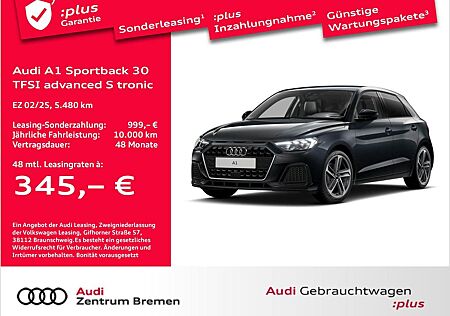 Audi A1 Sportback 30 TFSI advanced S tronic UPE41 PDC