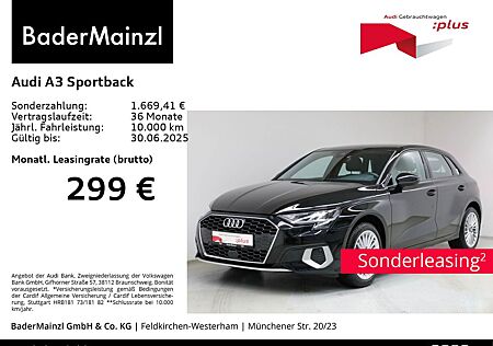 Audi A3 Sportback 30 TDI Carplay SHZ Virtual PDC