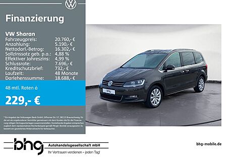 VW Sharan Volkswagen Highline BlueMotion Technology